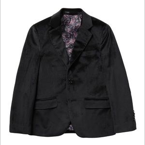 Isaac Mizrahi Classic Two-Button Velvet Blazer